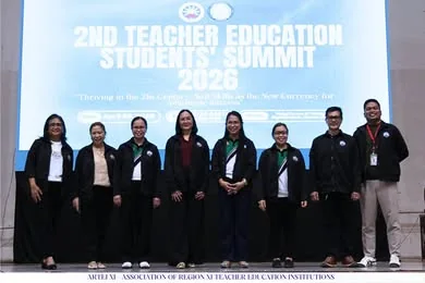ARTEI XI officers and guests at the 2nd Teacher Education Students Summit 2026