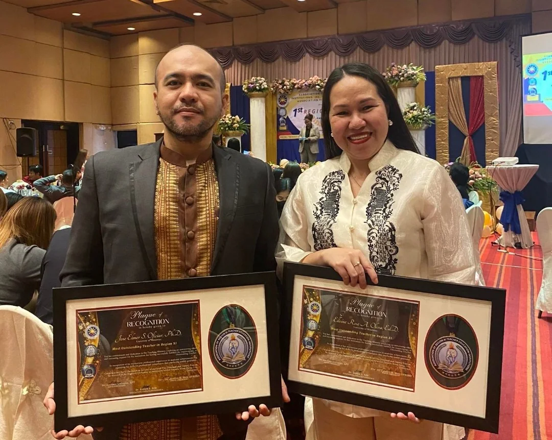 University of Mindanao educators recognized as outstanding teachers by ARTEI XI and PAFTE XI